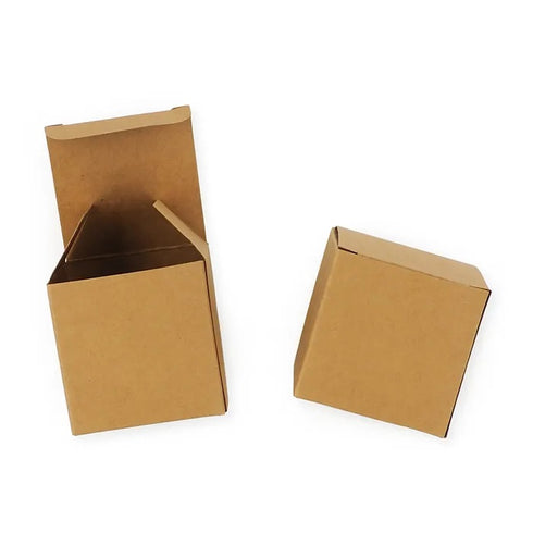 DIY Natural Square Gift Boxes